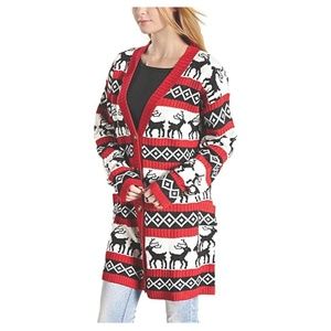 Womens Christmas Reindeer Sweater